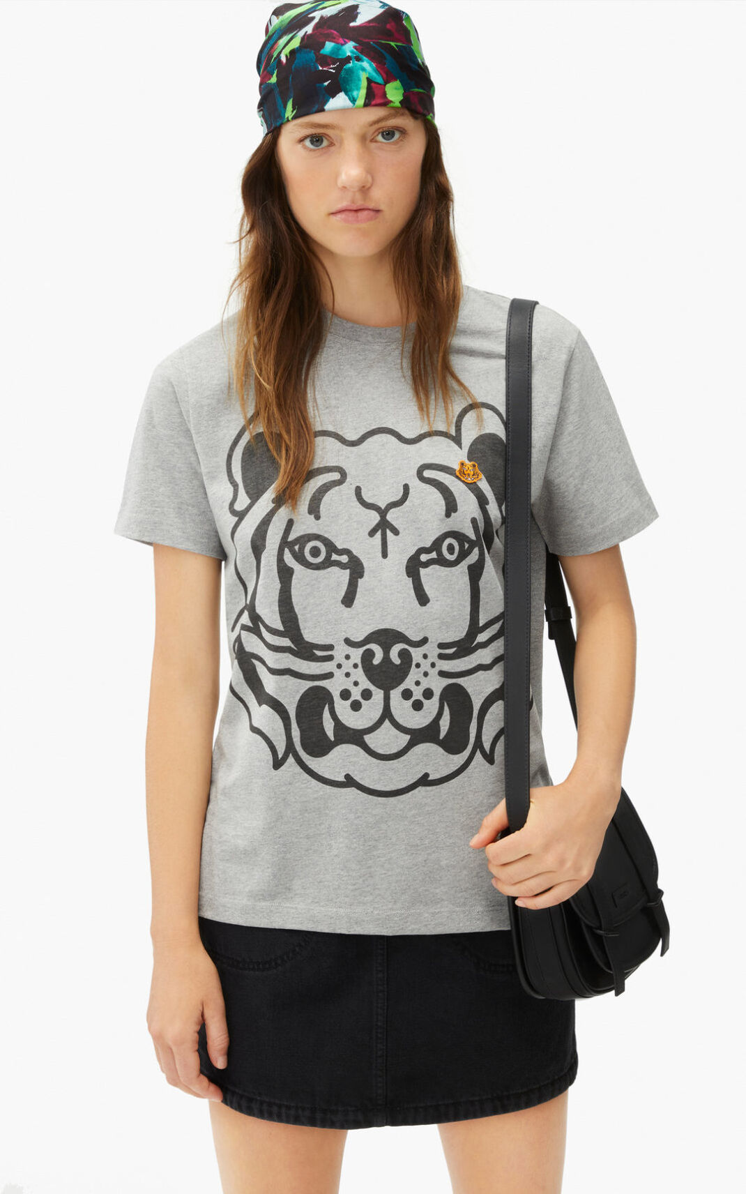 Kenzo K Tiger loose fitting T Shirt Dam | 01375-RXYC